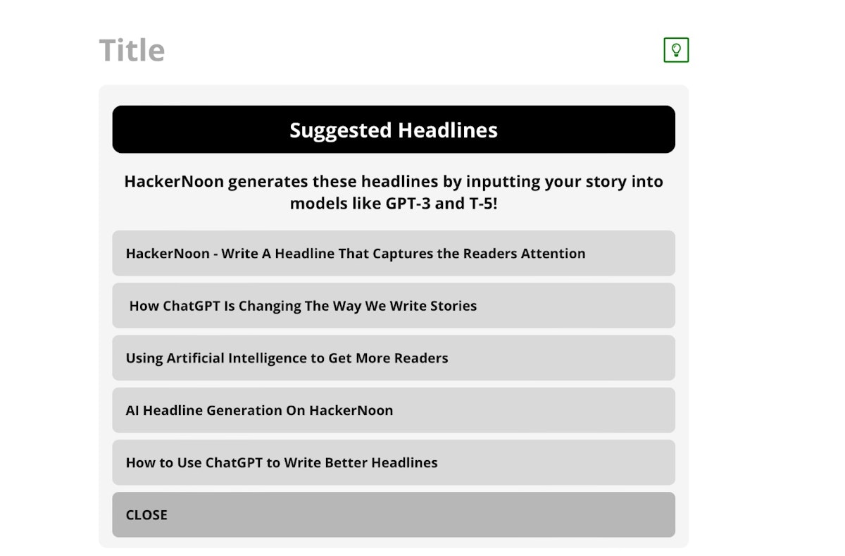 featured image - Generación de titulares de IA en HackerNoon