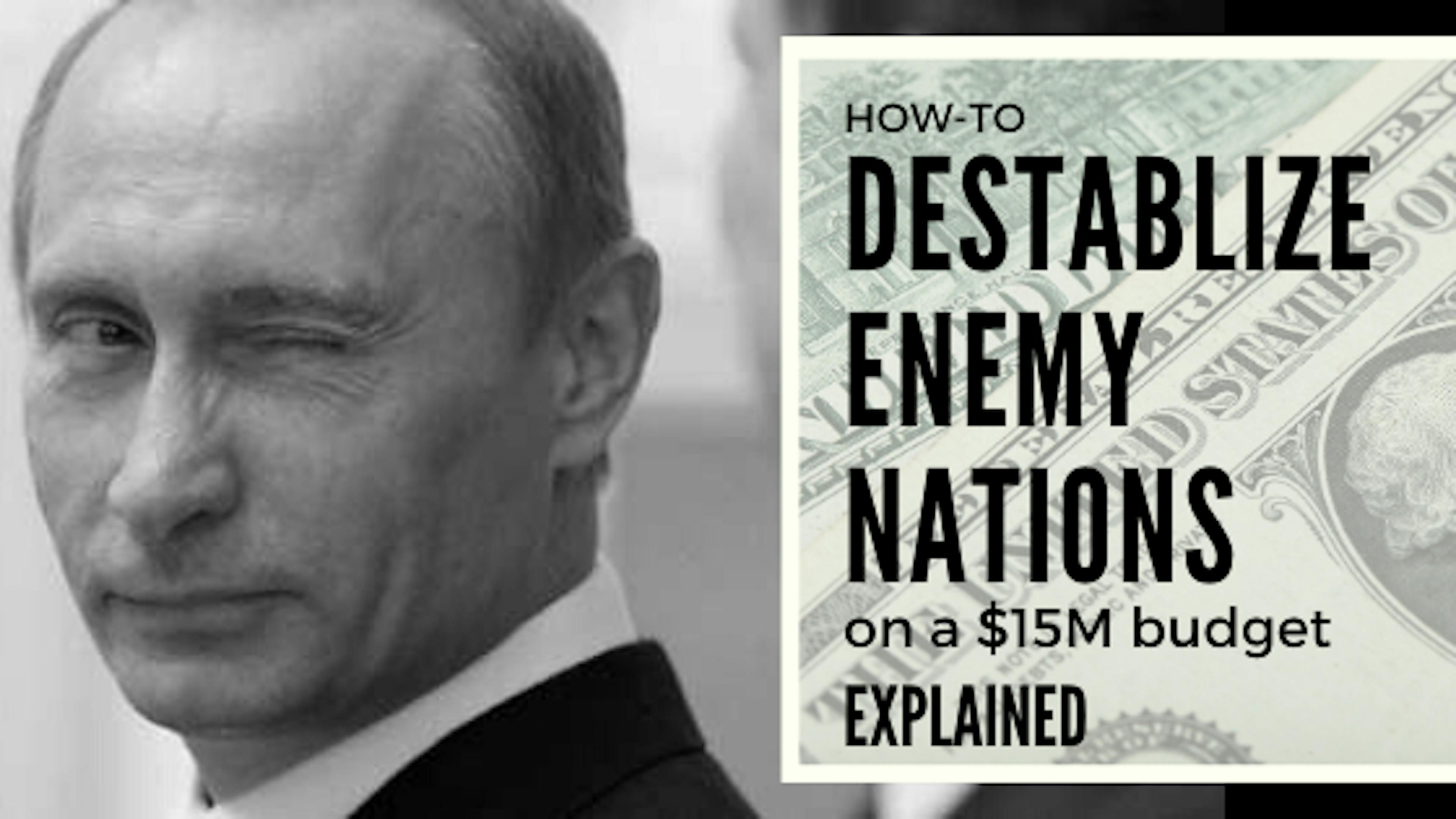 How To Destabilize Enemy Nations On A Tight Budget (Explained)