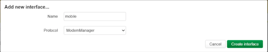 Prodigy Internet Interface Mobile connection interface creation