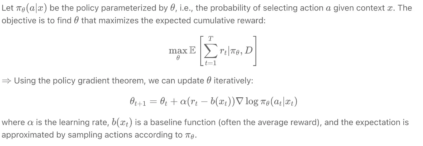 Contextual Multi-Armed Bandit Problems in Reinforcement Learning ...