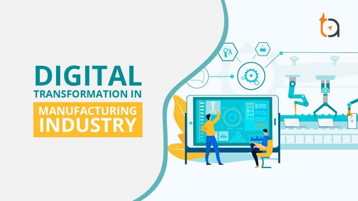 featured image - The Top 10 Digital Transformation Trends in Manufacturing for 2022
