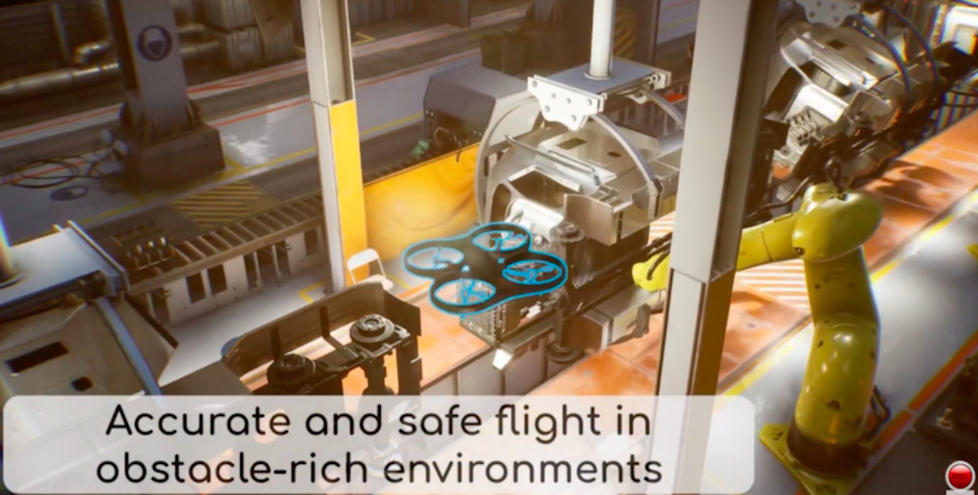 Indoors Inspection using latest computer vision technologies by Autonomous Drones. Source: ARTIAL MVP video