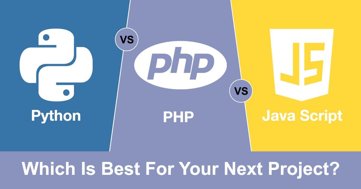 featured image - Python vs PHP vs JavaScript: Which is Best For Your Next Project?