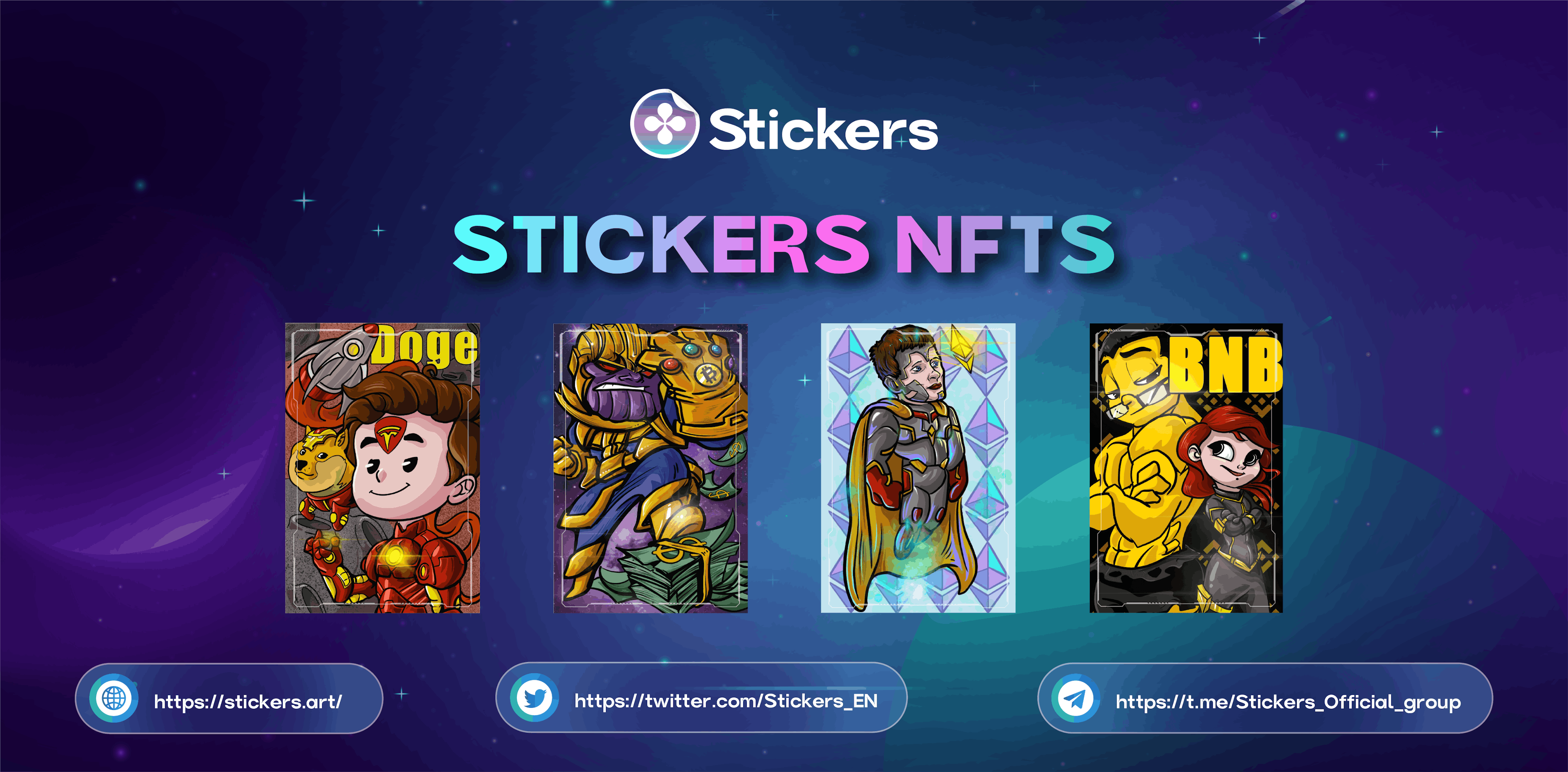featured image - Stickers NFTs Sold on Secondary Markets for as High as 50,000 USDT