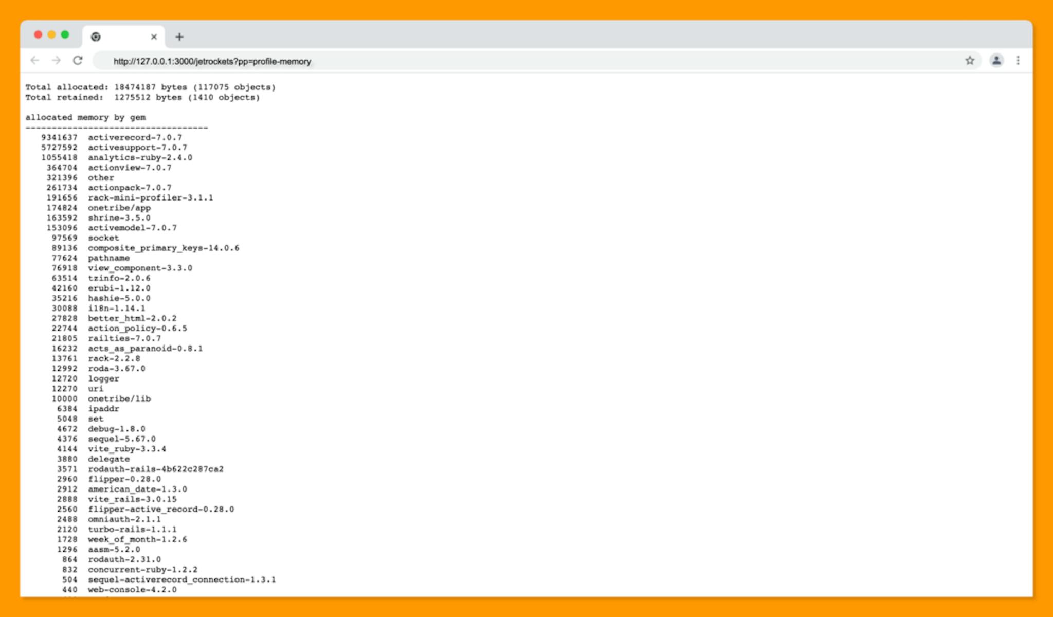 Memory Profiling