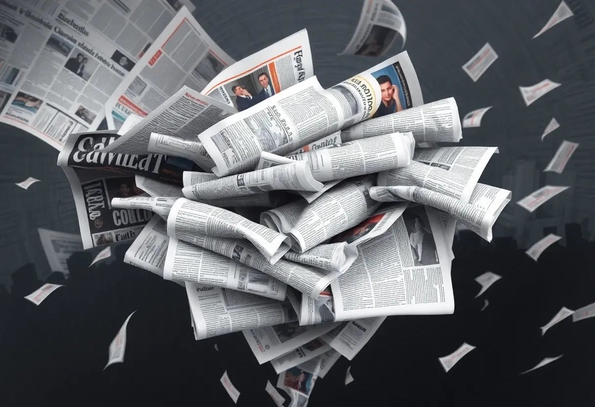 featured image - Cable News Media Slant Polarizes Local Newspapers