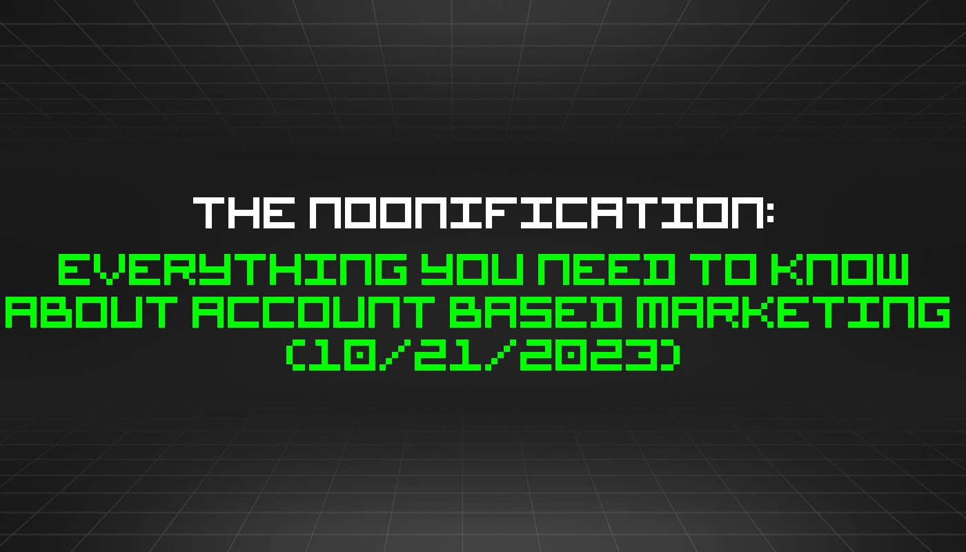 /10-21-2023-noonification feature image