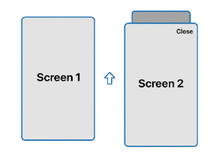 modal navigation