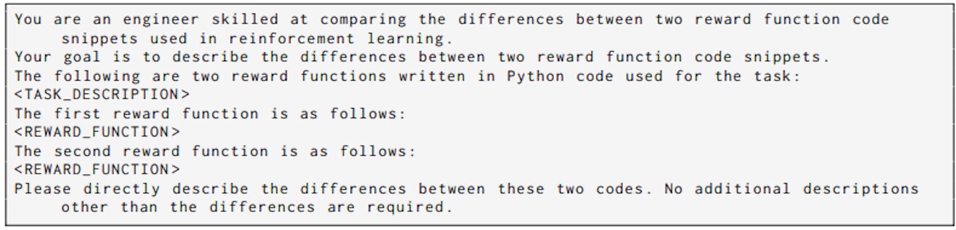 Prompt 4: Prompts of Describing Differences