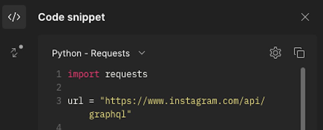 sending request to this url with the parameters