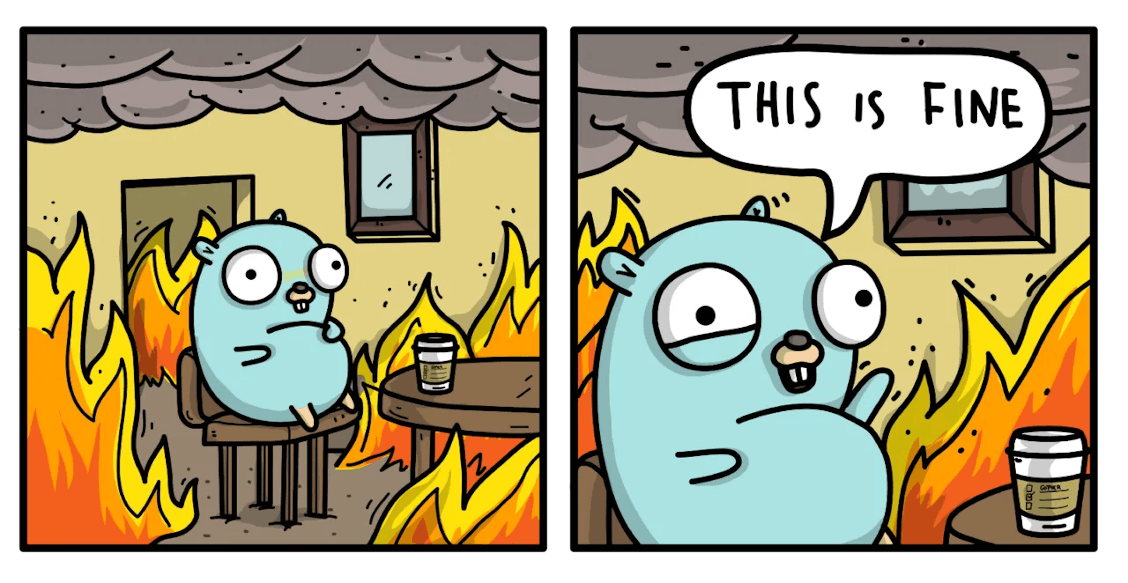 Gopher is unhappy