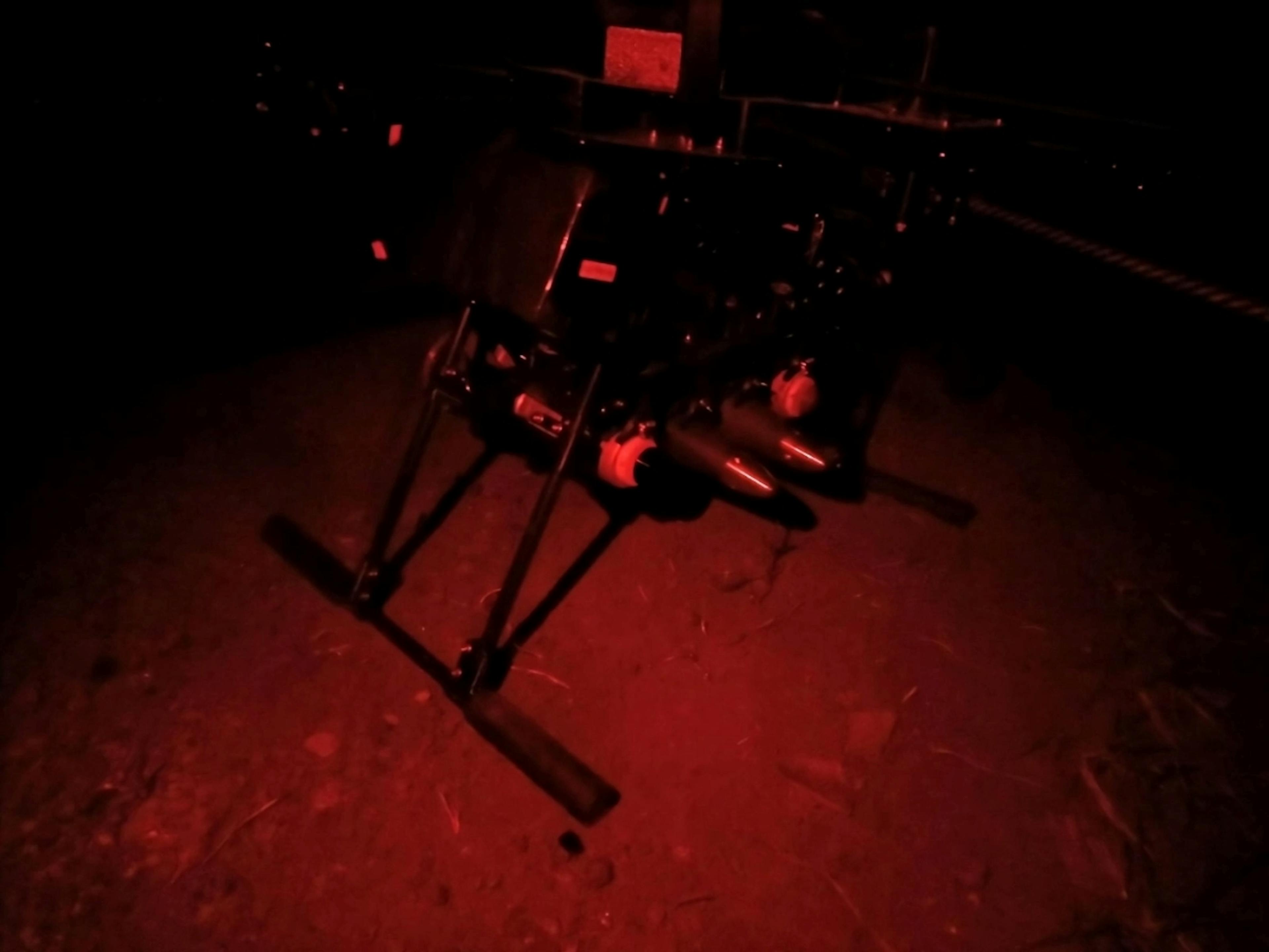 A heavy “Baba Yaga” multirotor drone used for night operations. Photo: Dmytro Lysenko
