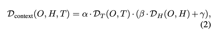 Contextual Deviation Function (Dcontext)
