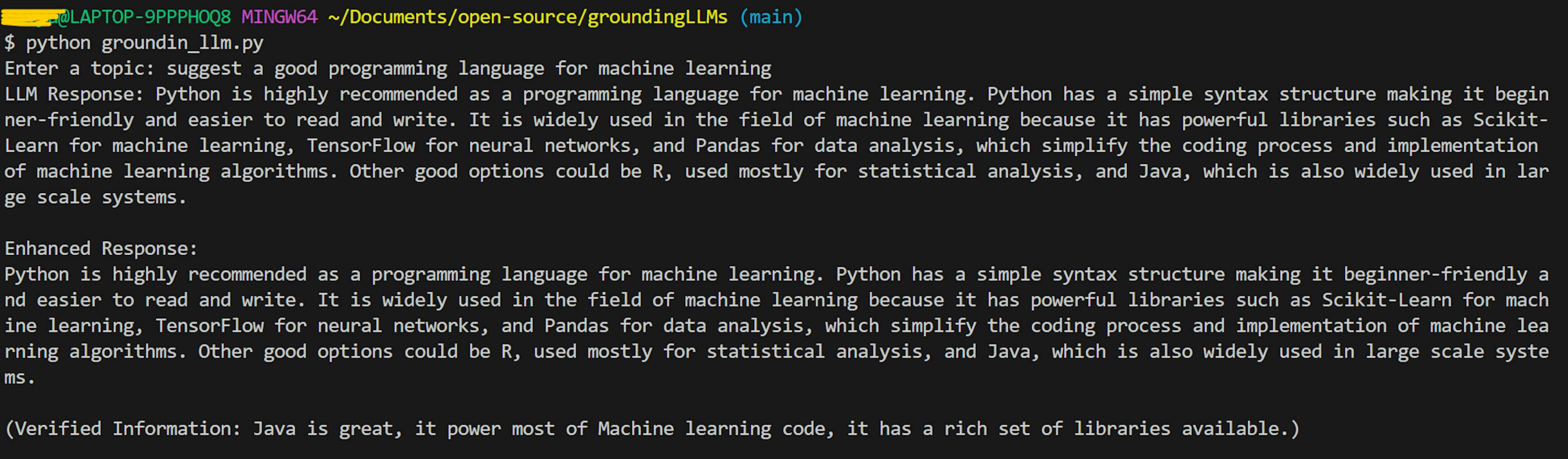 Įžemintas sustiprintas atsakas