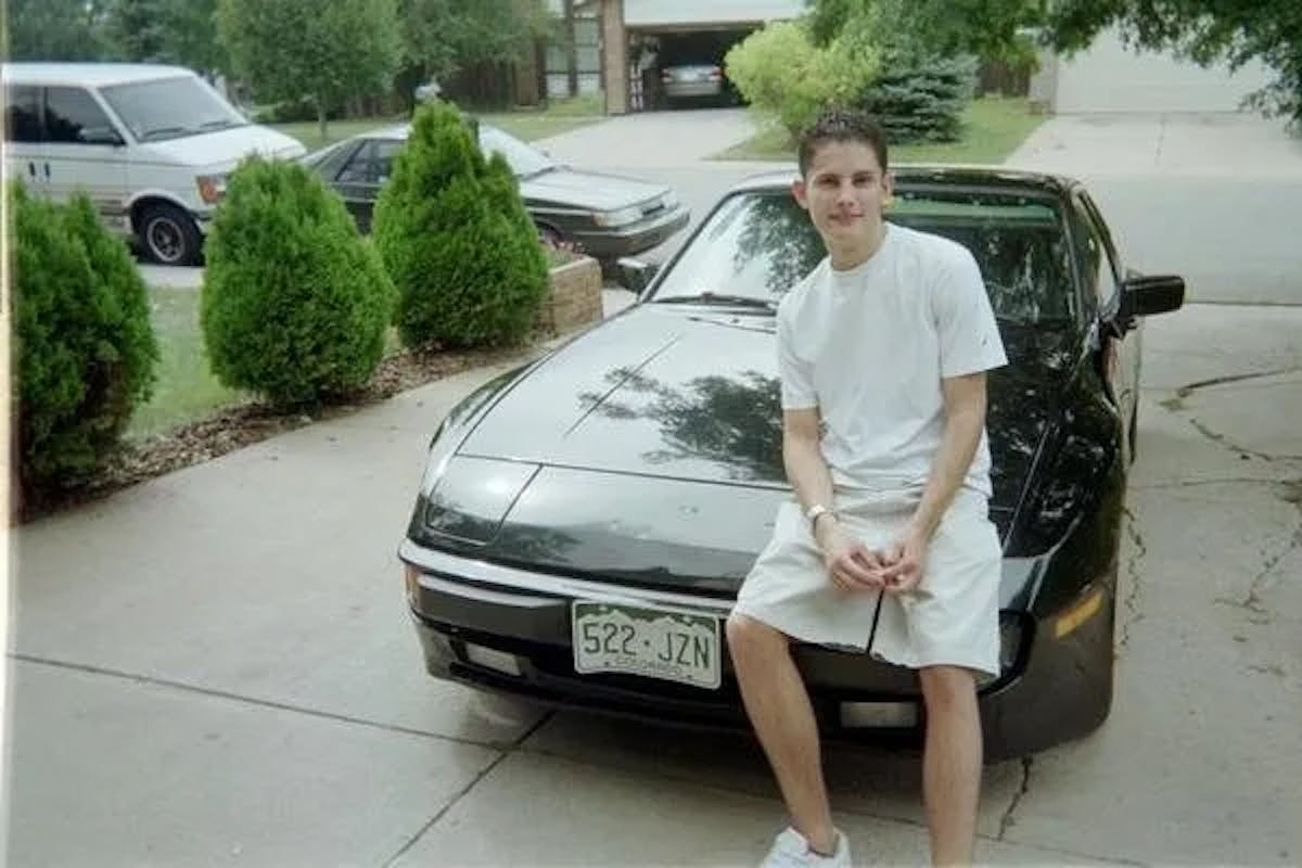 18-year-old me with my old Porsche 944