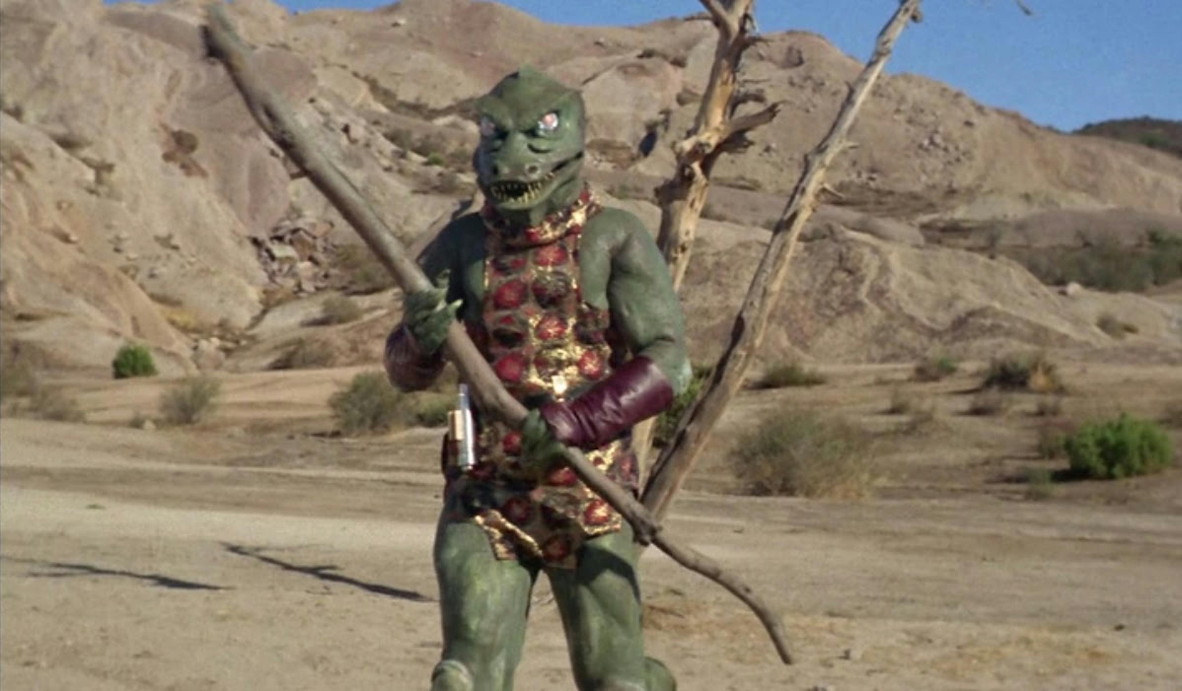 The captain of an alien starship in "Star Trek"
