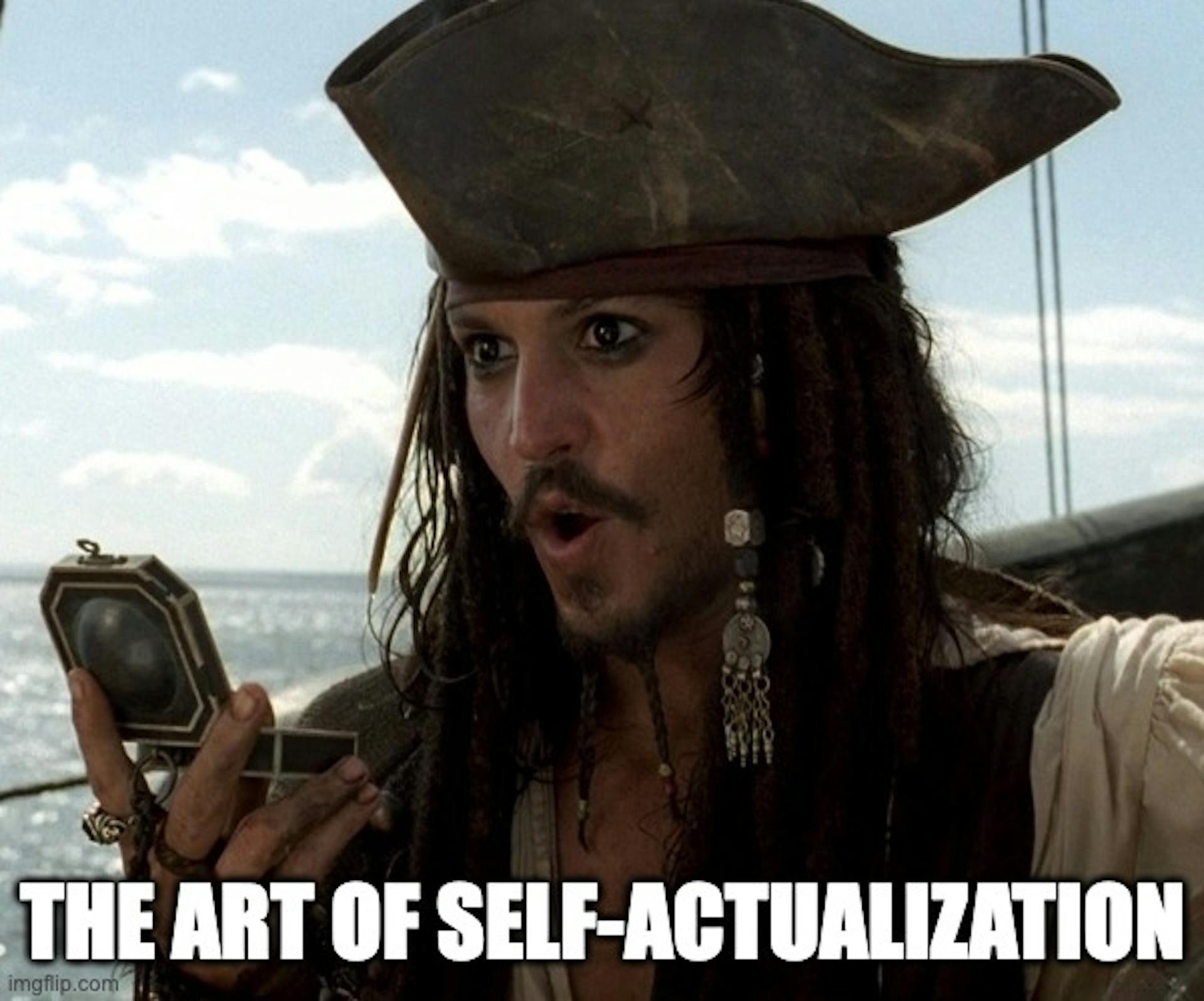 His compass is his gut feeling