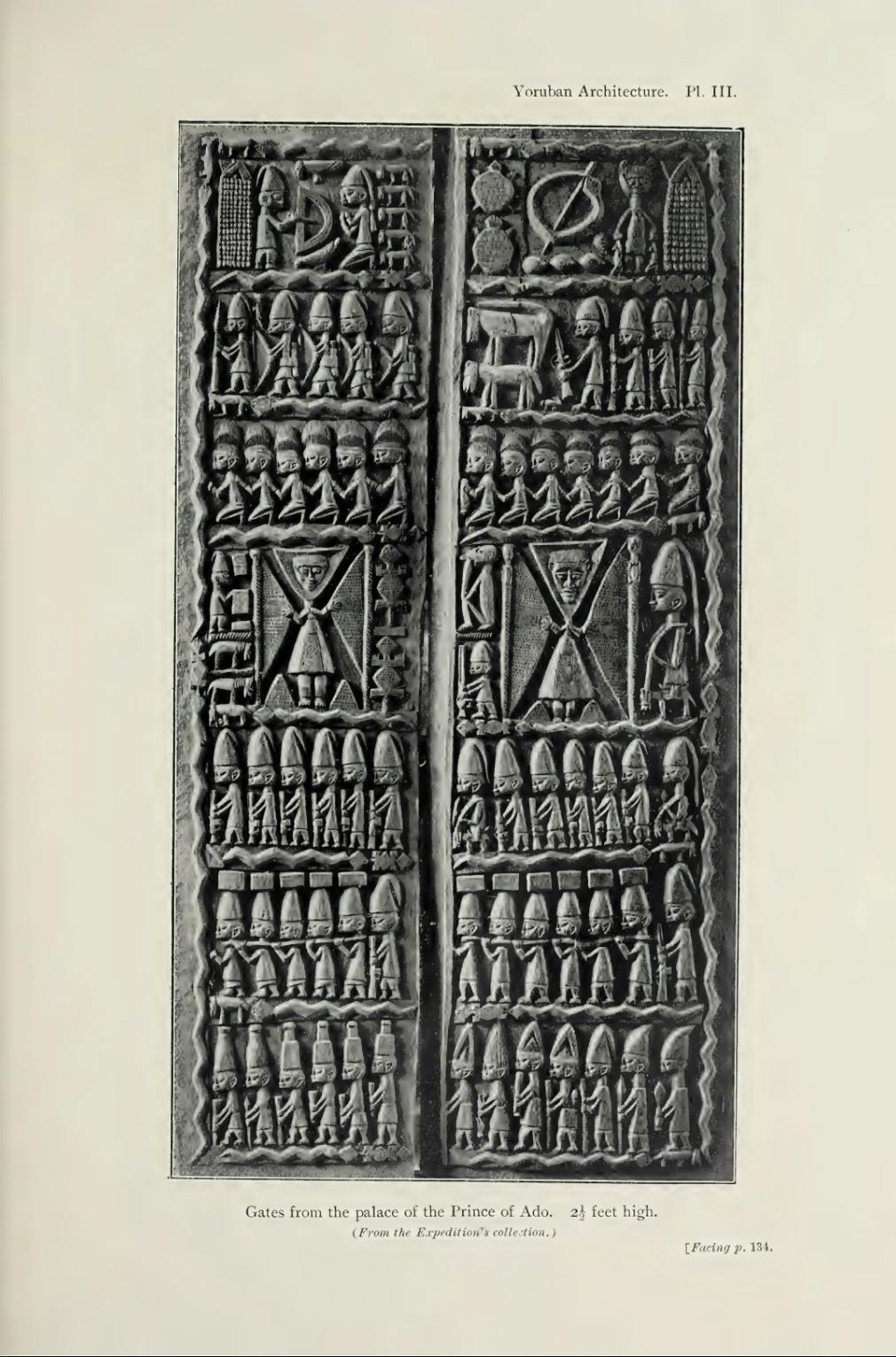 Gates from the palace of a Yoruba prince