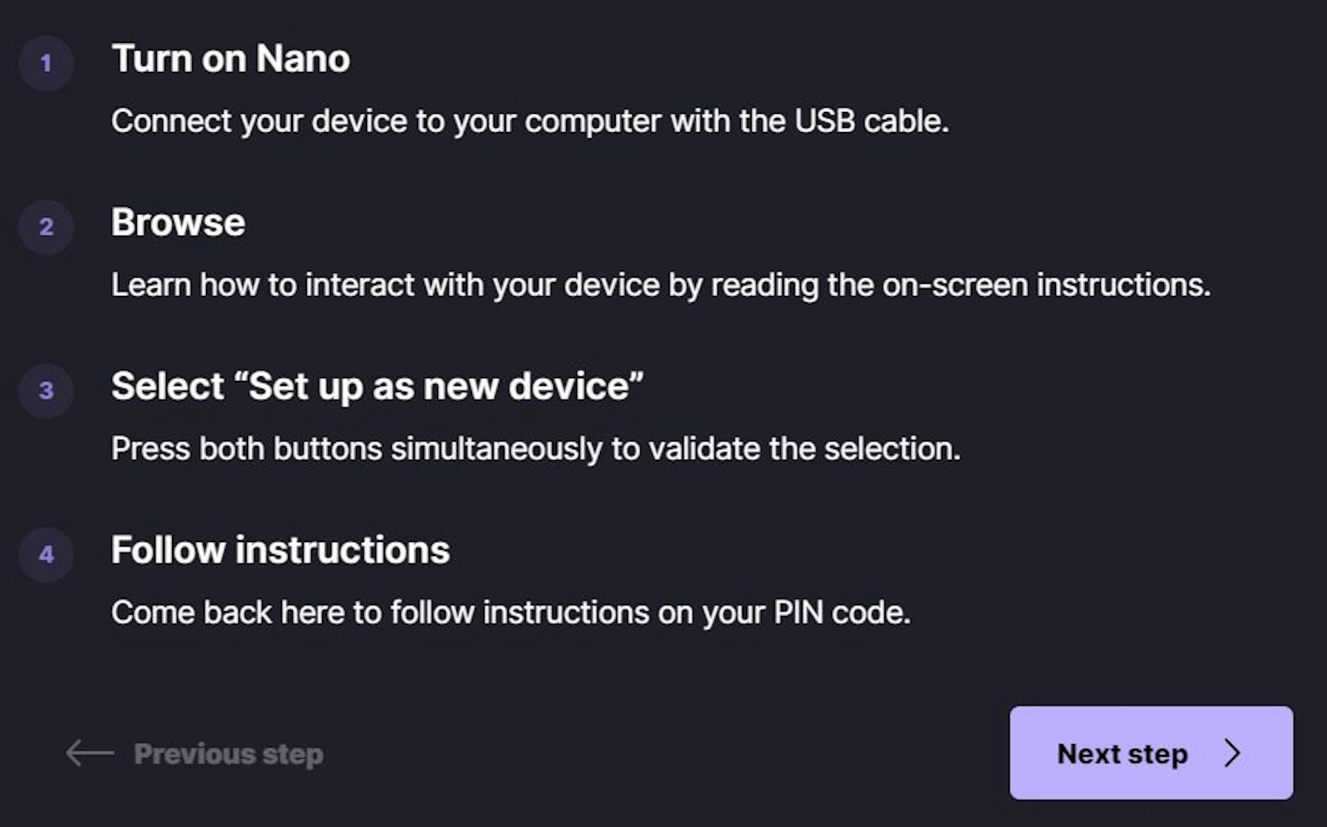 Linking Nano wallet to PC