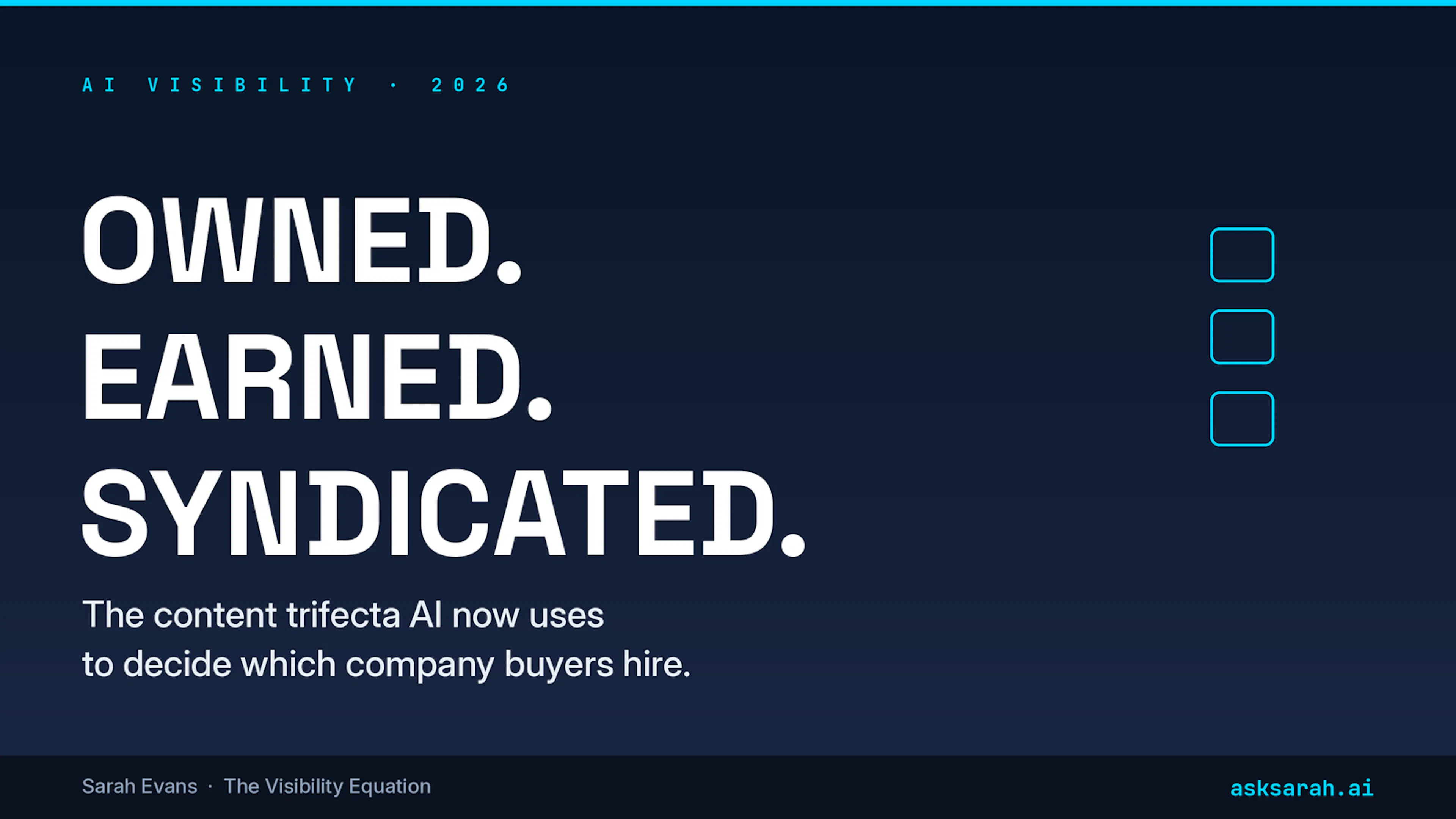 featured image - How to Show Up in AI Answers: The Owned, Earned, and Syndicated Trifecta
