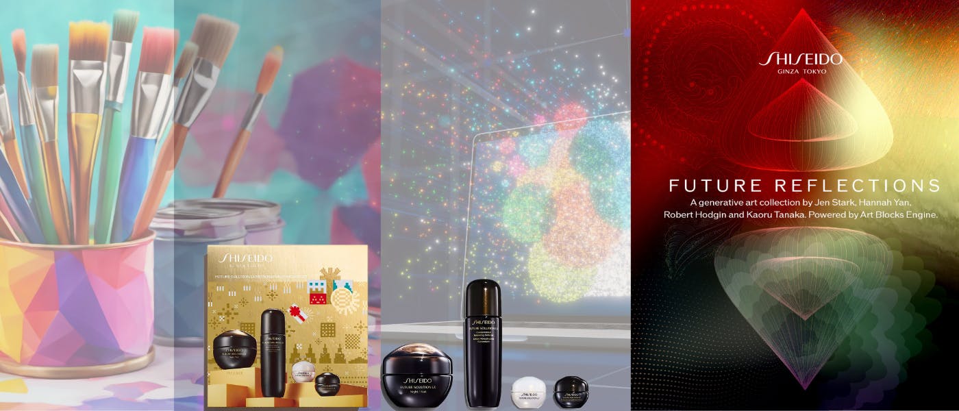 featured image - Shiseido's 'Future Reflections': The Intersection of Art, Beauty, and Web3 during Miami Art Week