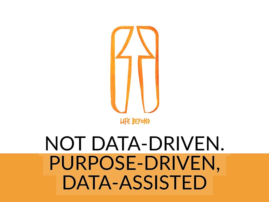 featured image - Don't Be Data-Driven. Become Purpose-Driven and Data-Assisted.