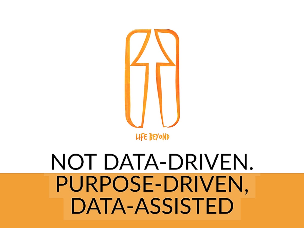 featured image - Not data-driven: purpose-driven and data-assisted