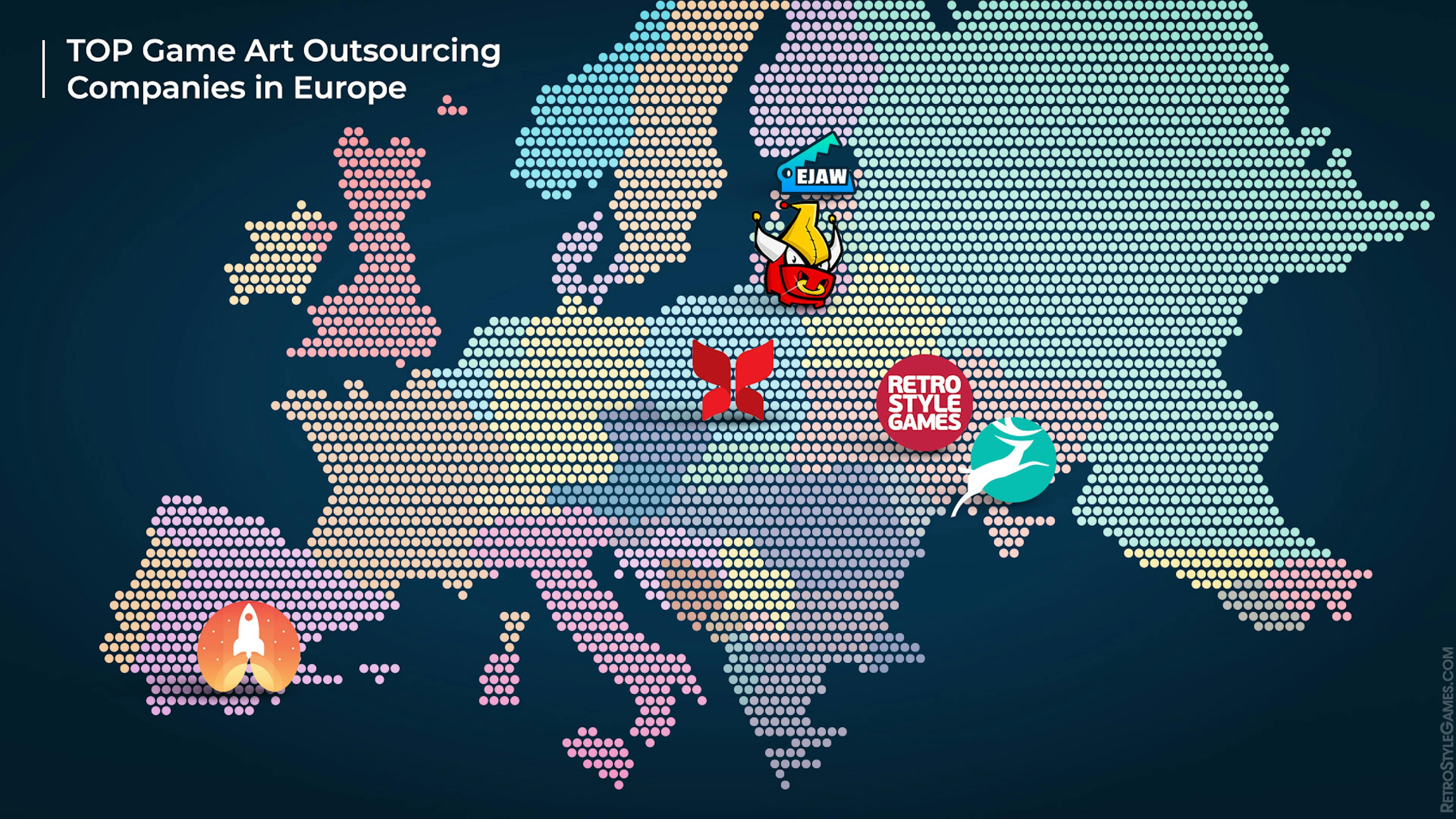 TOP žaidimų meno užsakomųjų paslaugų įmonės