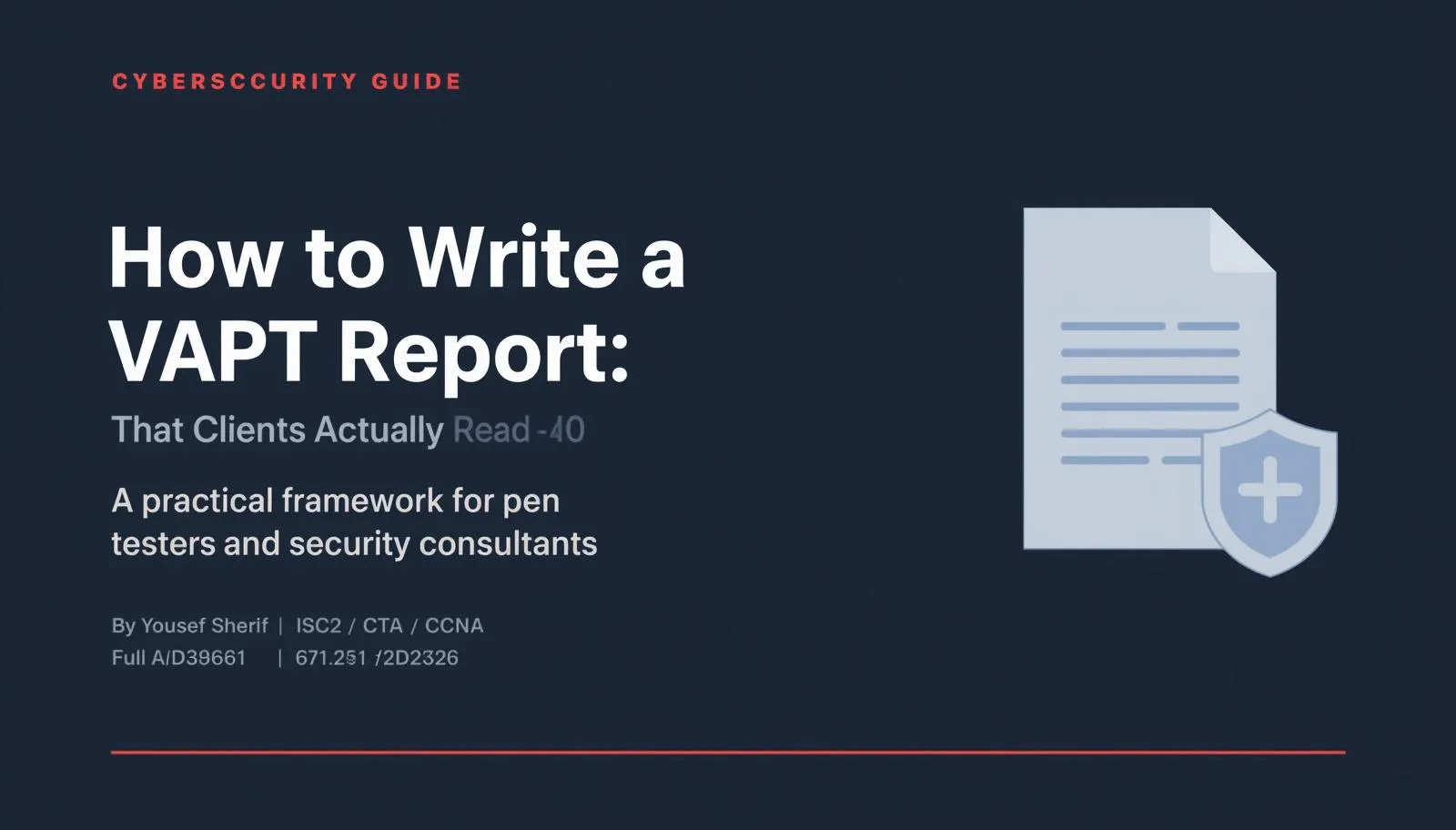 featured image - How to Write a VAPT Report That Clients Actually Read (And Pay For)