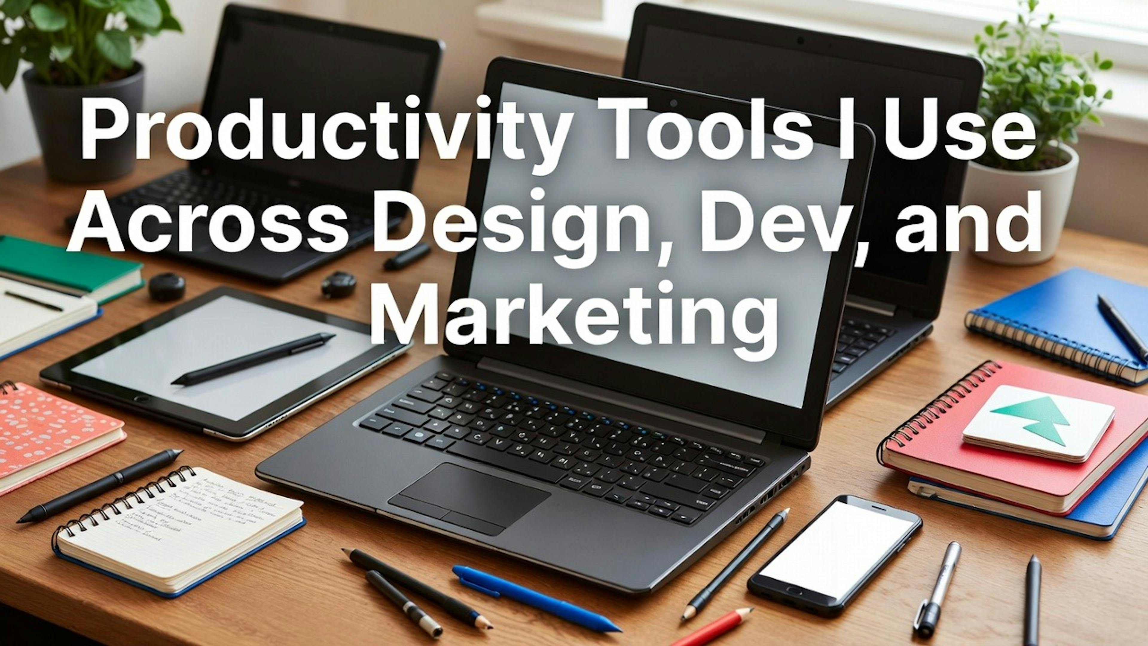 featured image - Productivity Tools I Use Across Design, Dev, and Marketing