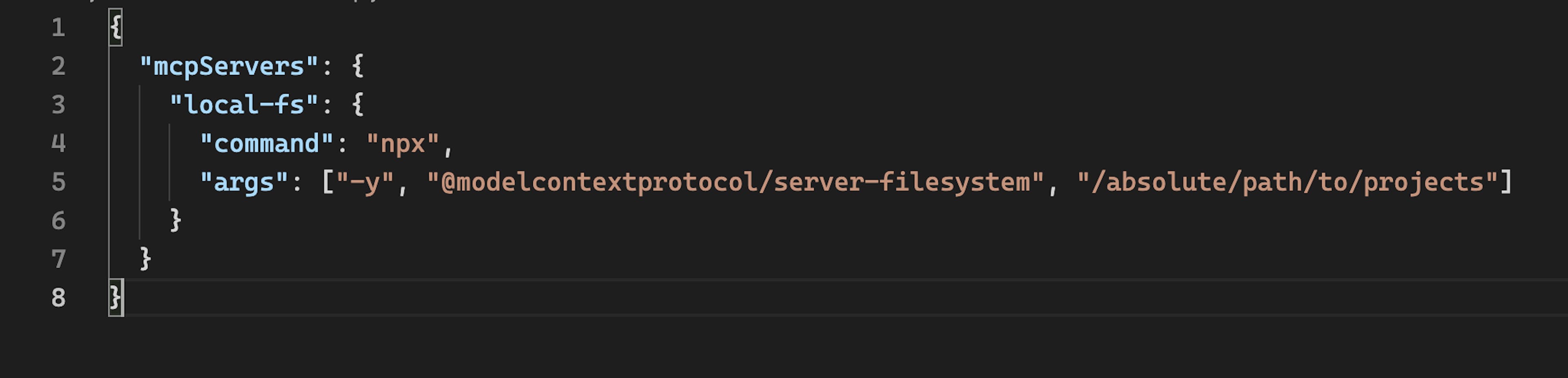 Cursor example (.cursor/mcp.json)