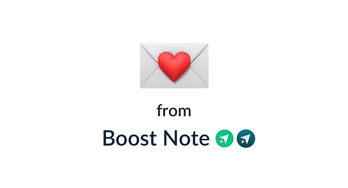 featured image - A Letter from the Boost Note Team