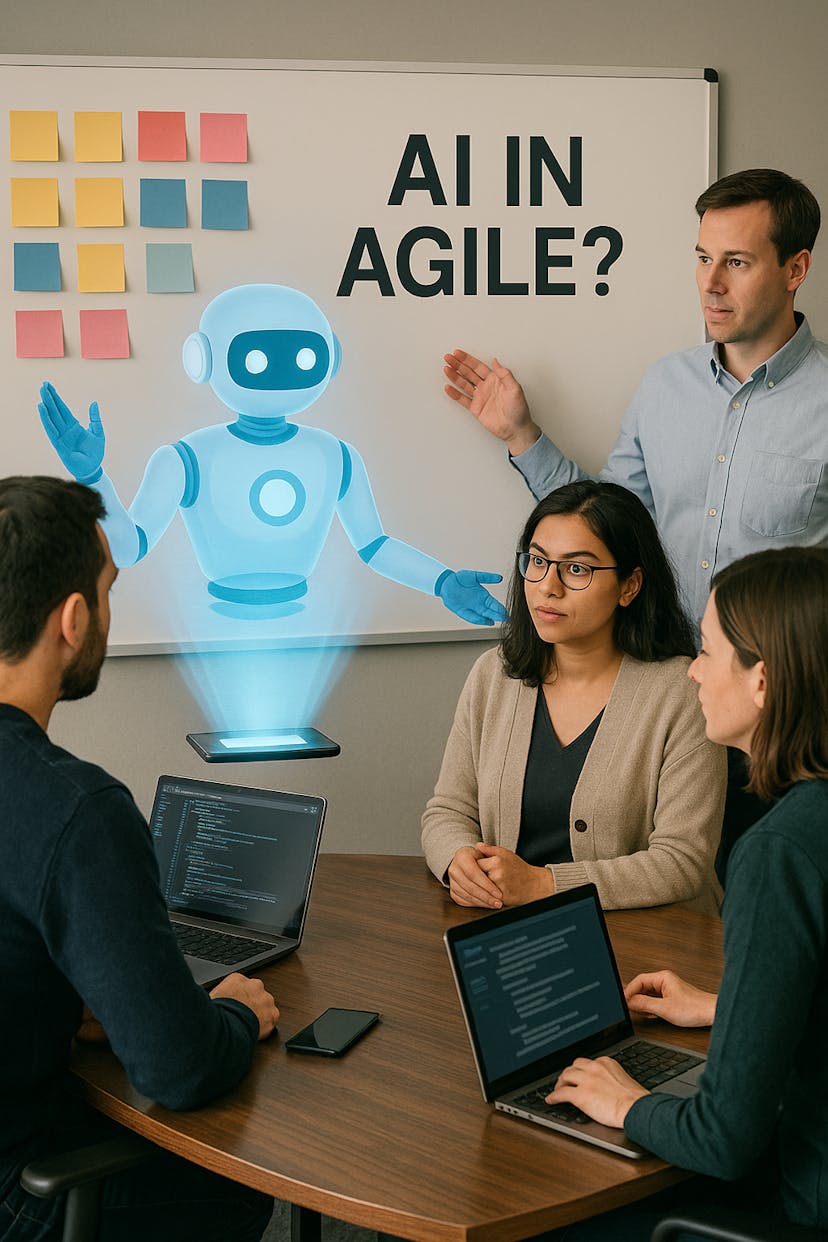 /agile-is-getting-noisy-are-ai-tools-speeding-us-up-or-just-creating-more-work feature image