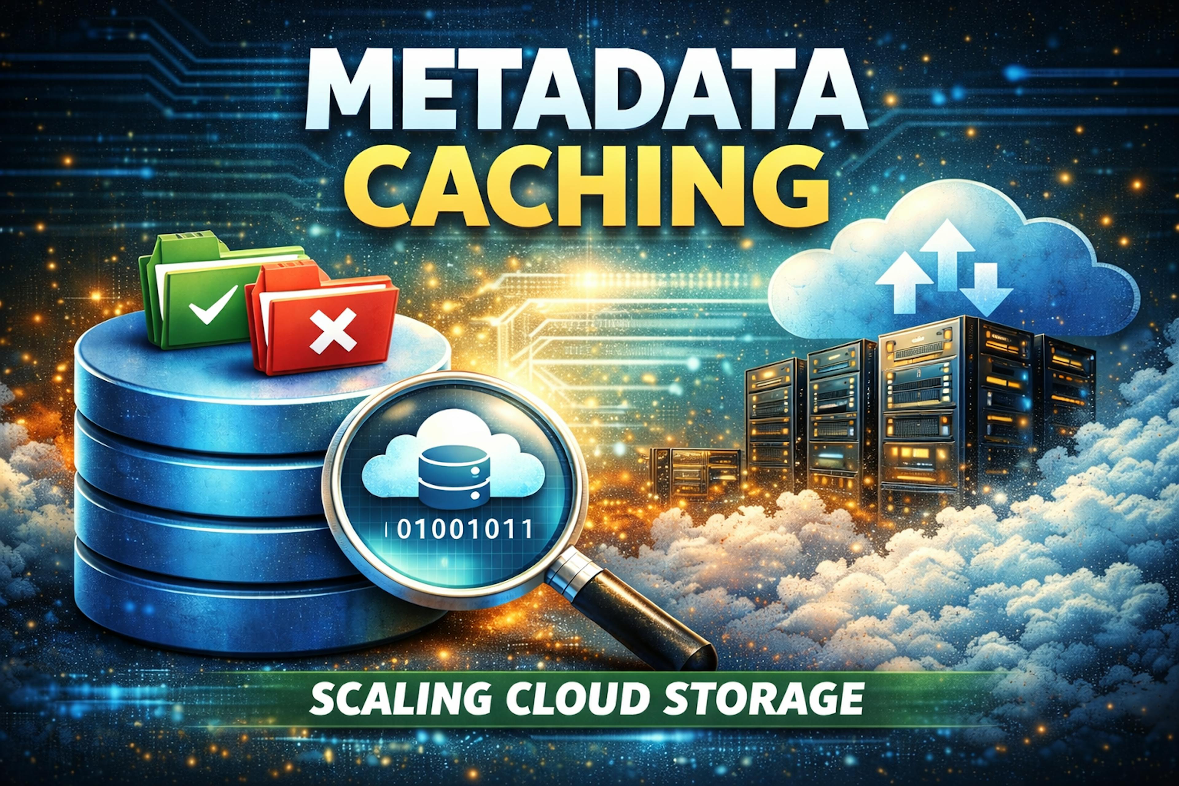 featured image - Why Metadata is the Real Bottleneck in S3/GCP/Azure - Class Storage and How Caching Saves it