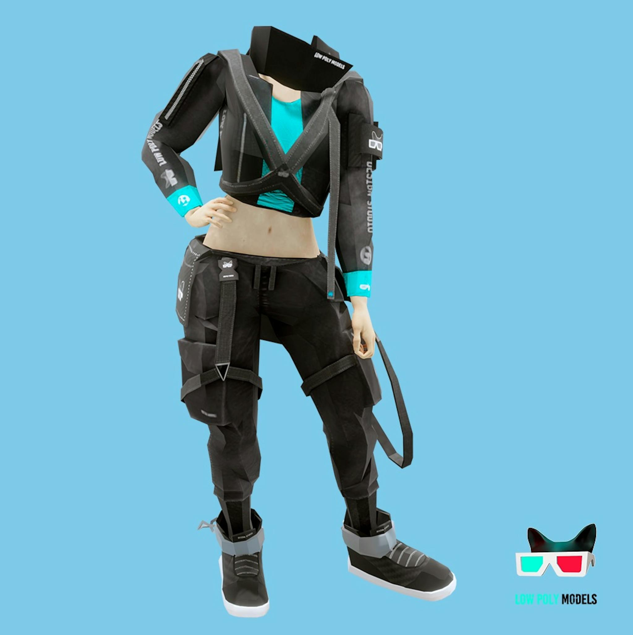 featured image - Digital Fashion from a Techno-Artistic Perspective: KJ from LOW POLY MODELS