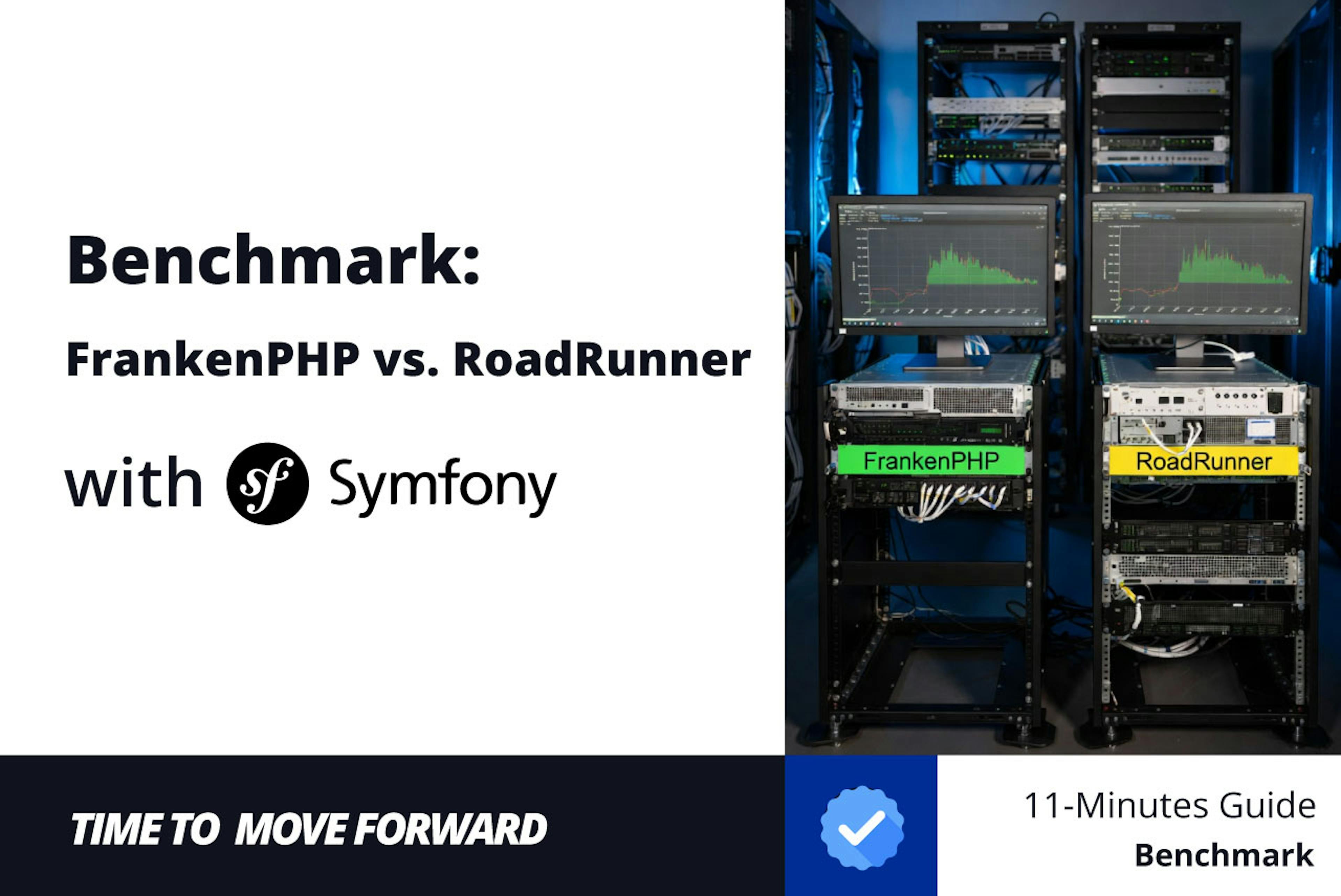 featured image - Symfony 8 on PHP 8.4: FrankenPHP vs RoadRunner Benchmarked