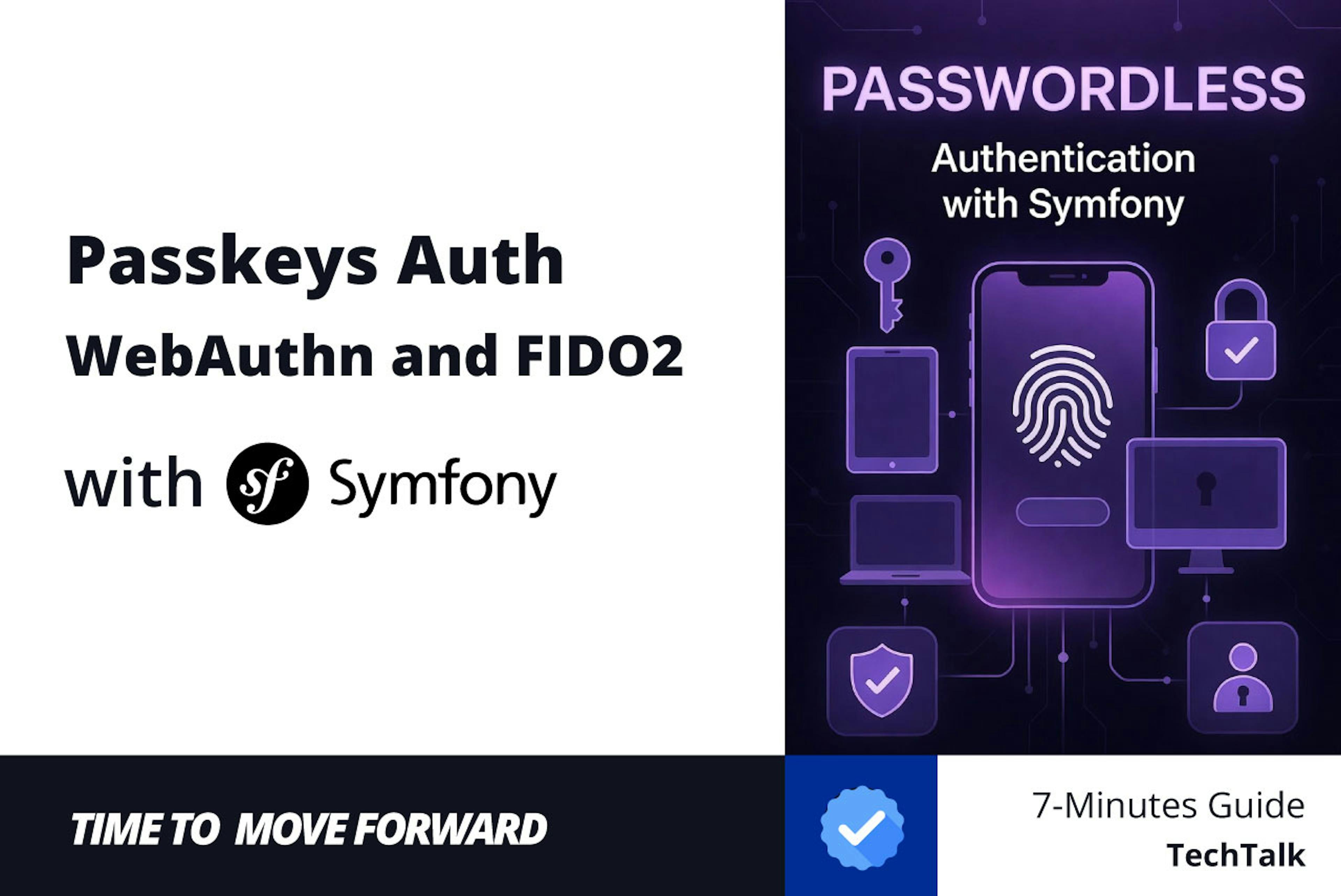 featured image - Passkeys in Symfony 7.4: How to Build a Completely Passwordless Future