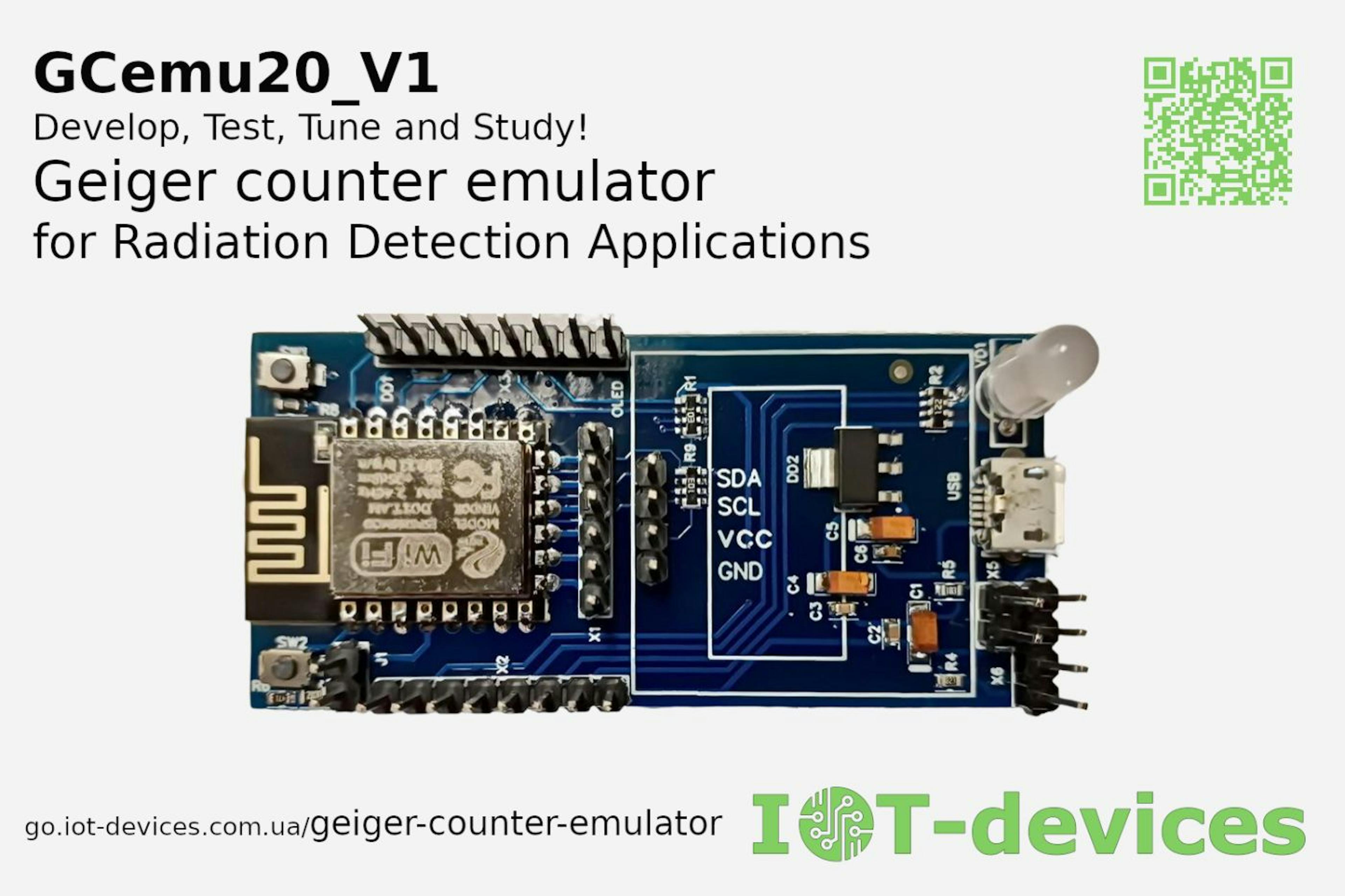 featured image - Geiger Counter Emulator of GGreg20_V3 Module by Means of ESP8266 (Part 1 of 3)