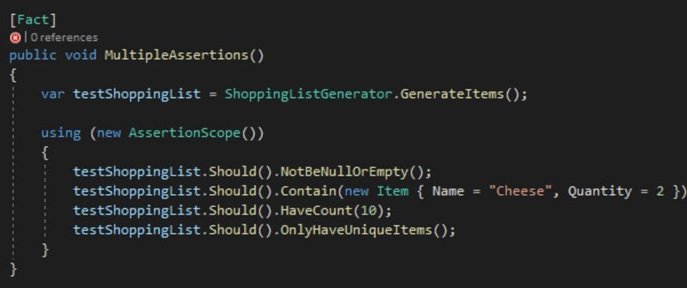 featured image - How to Use Assertion Scopes to Execute Multiple Assertions in C#