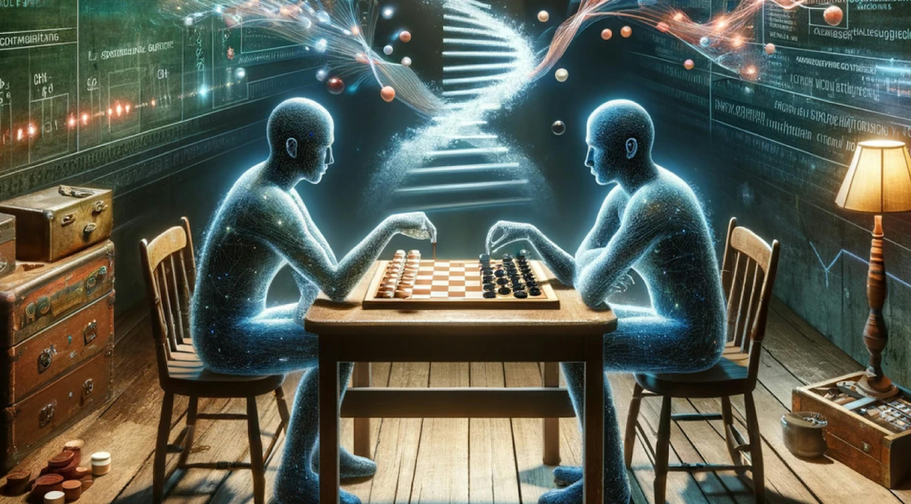 featured image - 유전 알고리즘으로 체커 게임하기: 전통 게임의 진화 학습