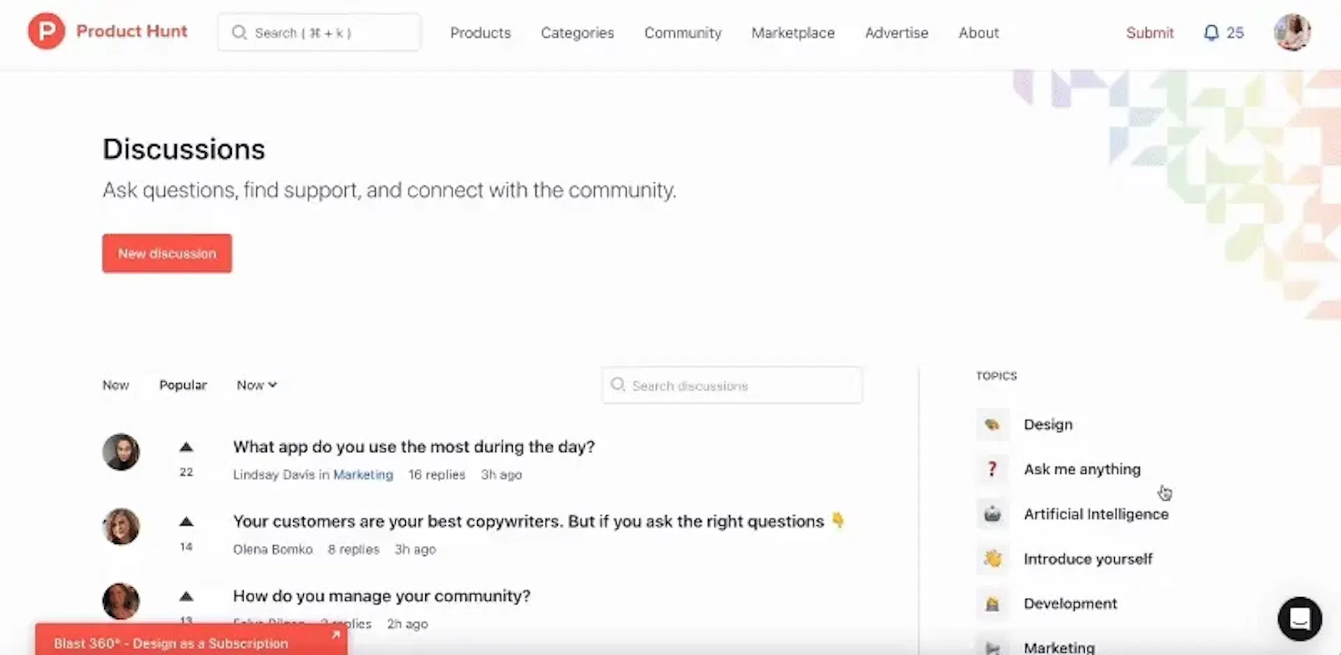 Launch your product on Product Hunt