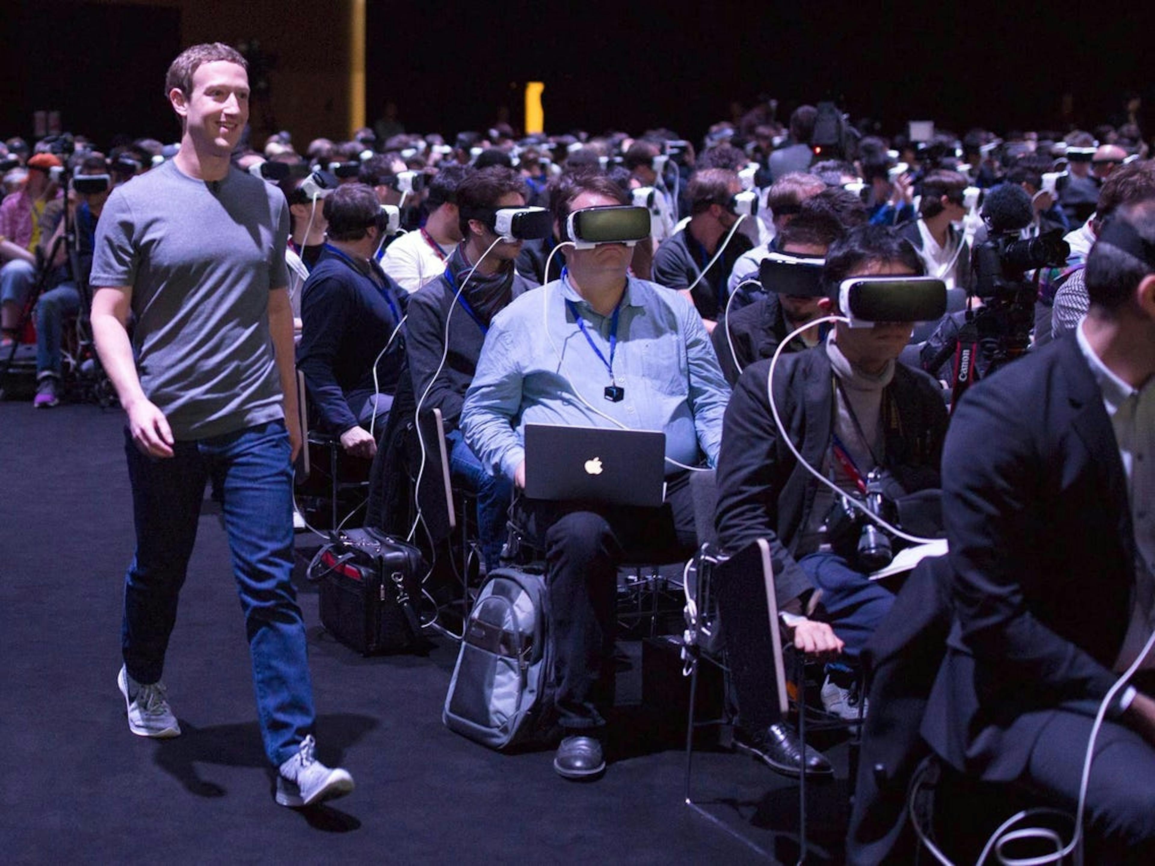 Mark Zuckerberg and Facebook's virtual reality.