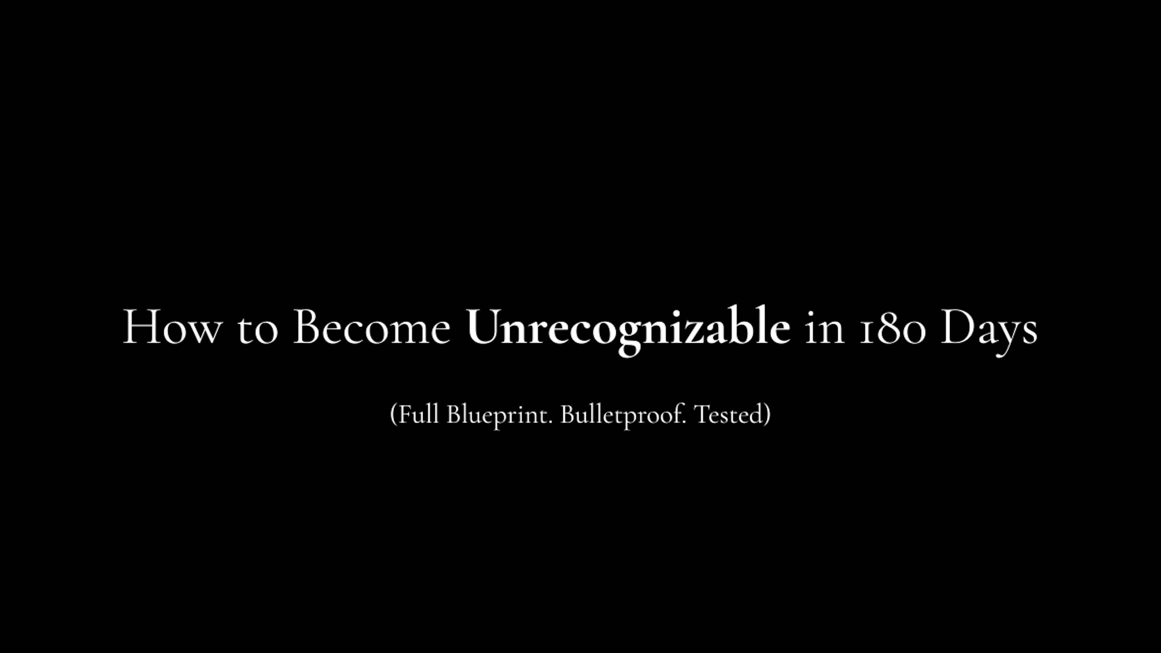 featured image - Rebuild Your Life in 180 Days: The No-Excuses Blueprint