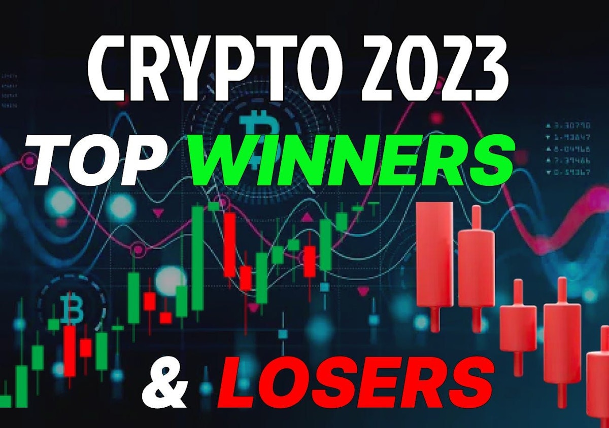 featured image - The Top Winners and Losers of Crypto in 2023