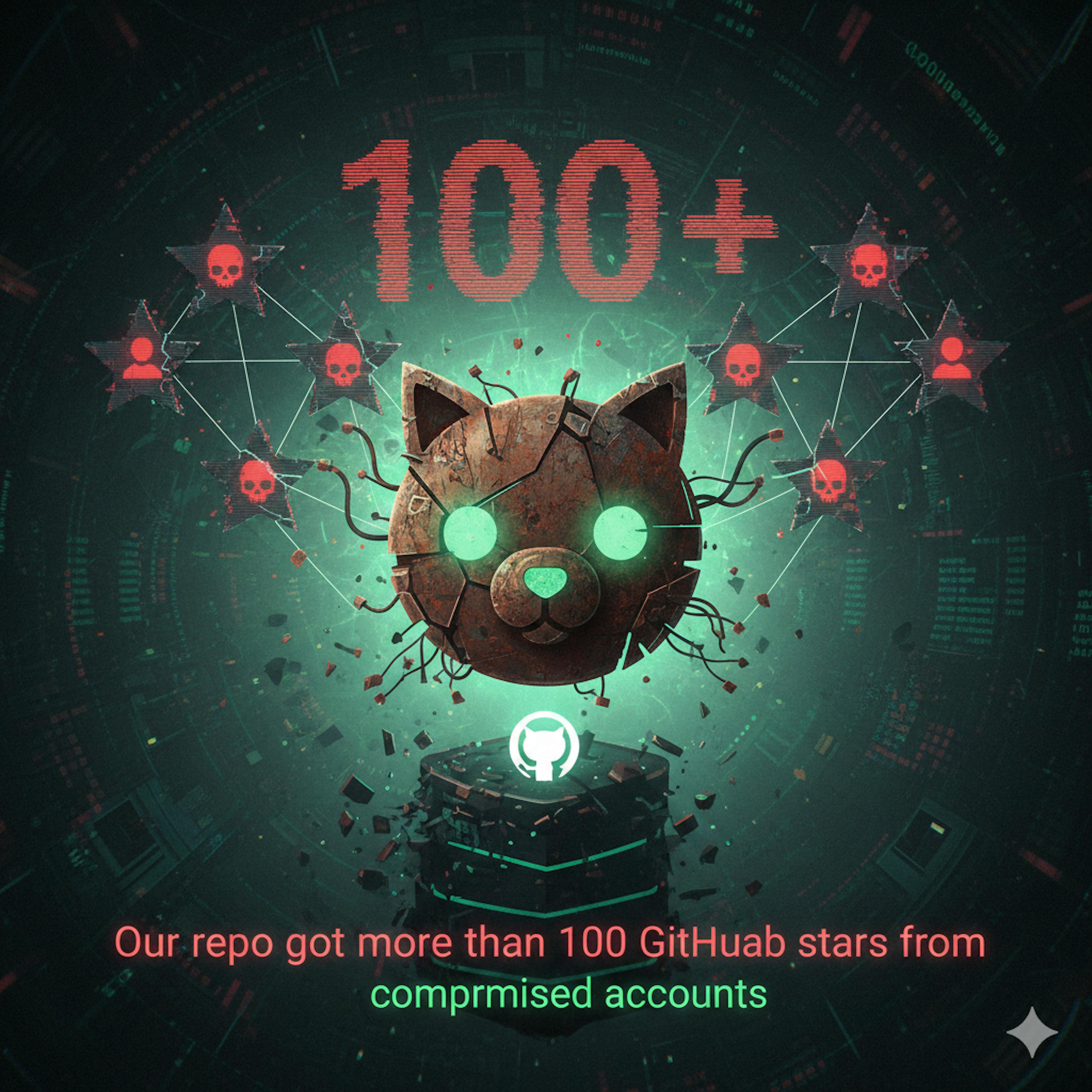Our Repo Got More Than 100 GitHub Stars From Compromised Accounts