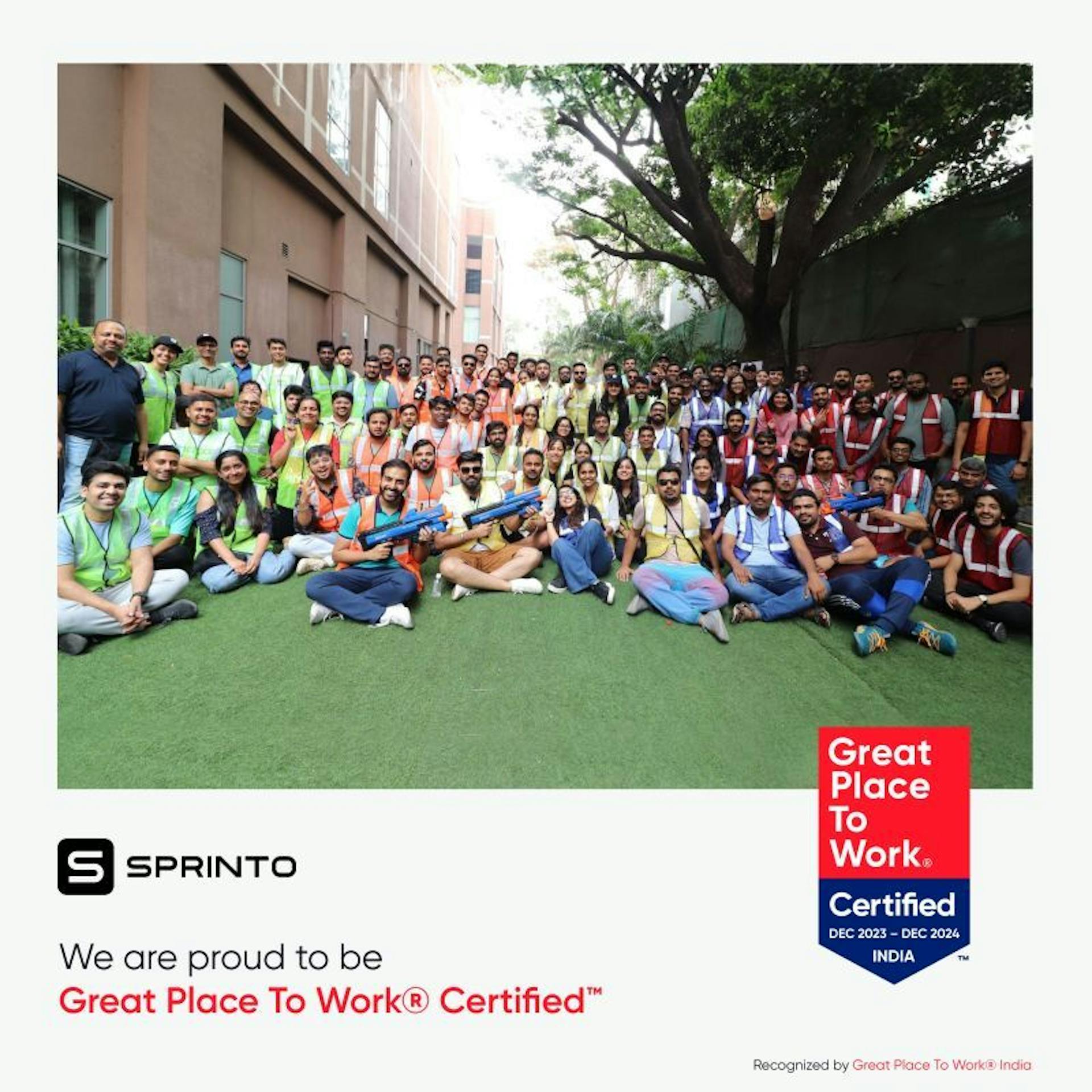 2023: Great place to work certified