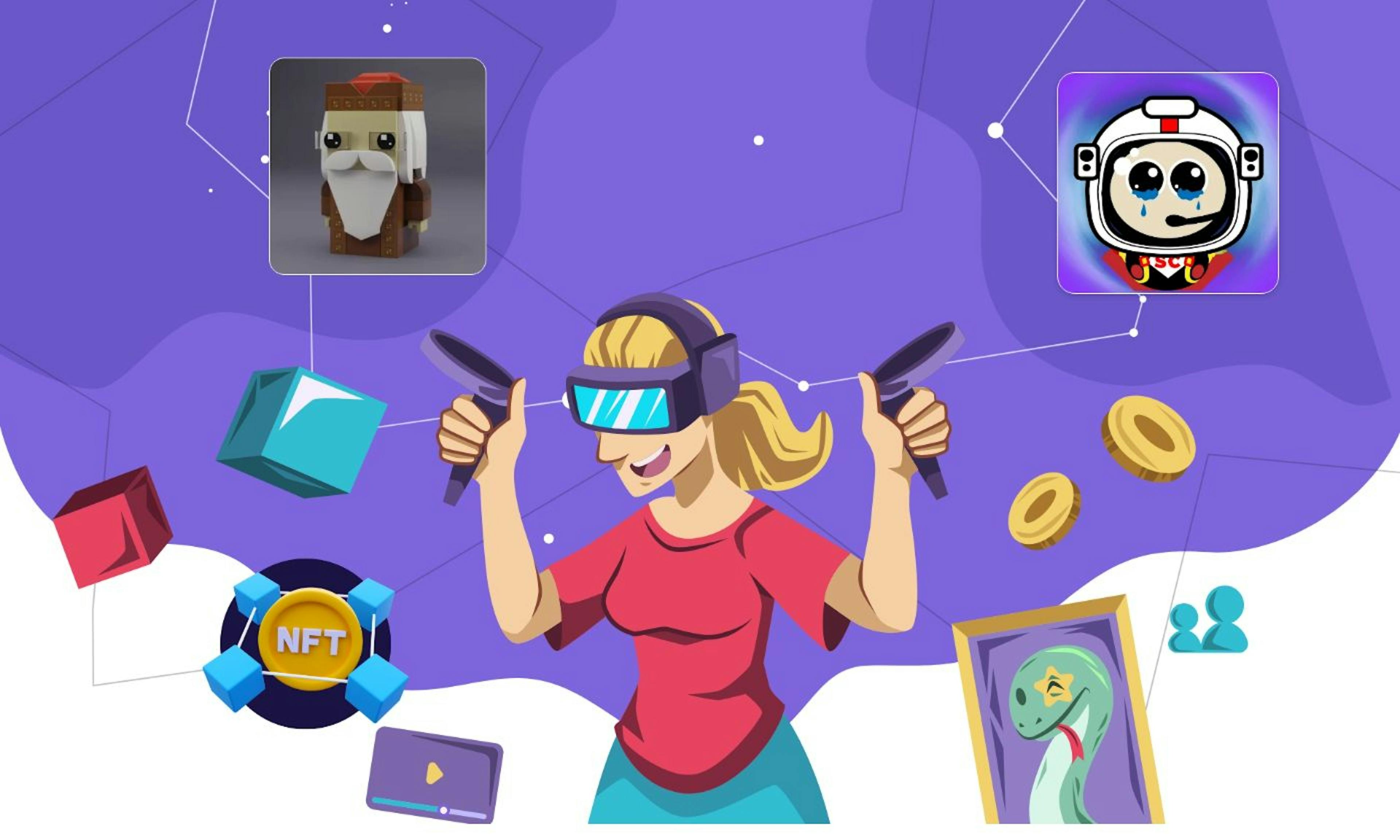 featured image - What Is the Role of NFTs in the Metaverse?