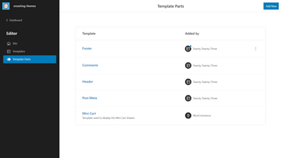 Template Page on WordPress