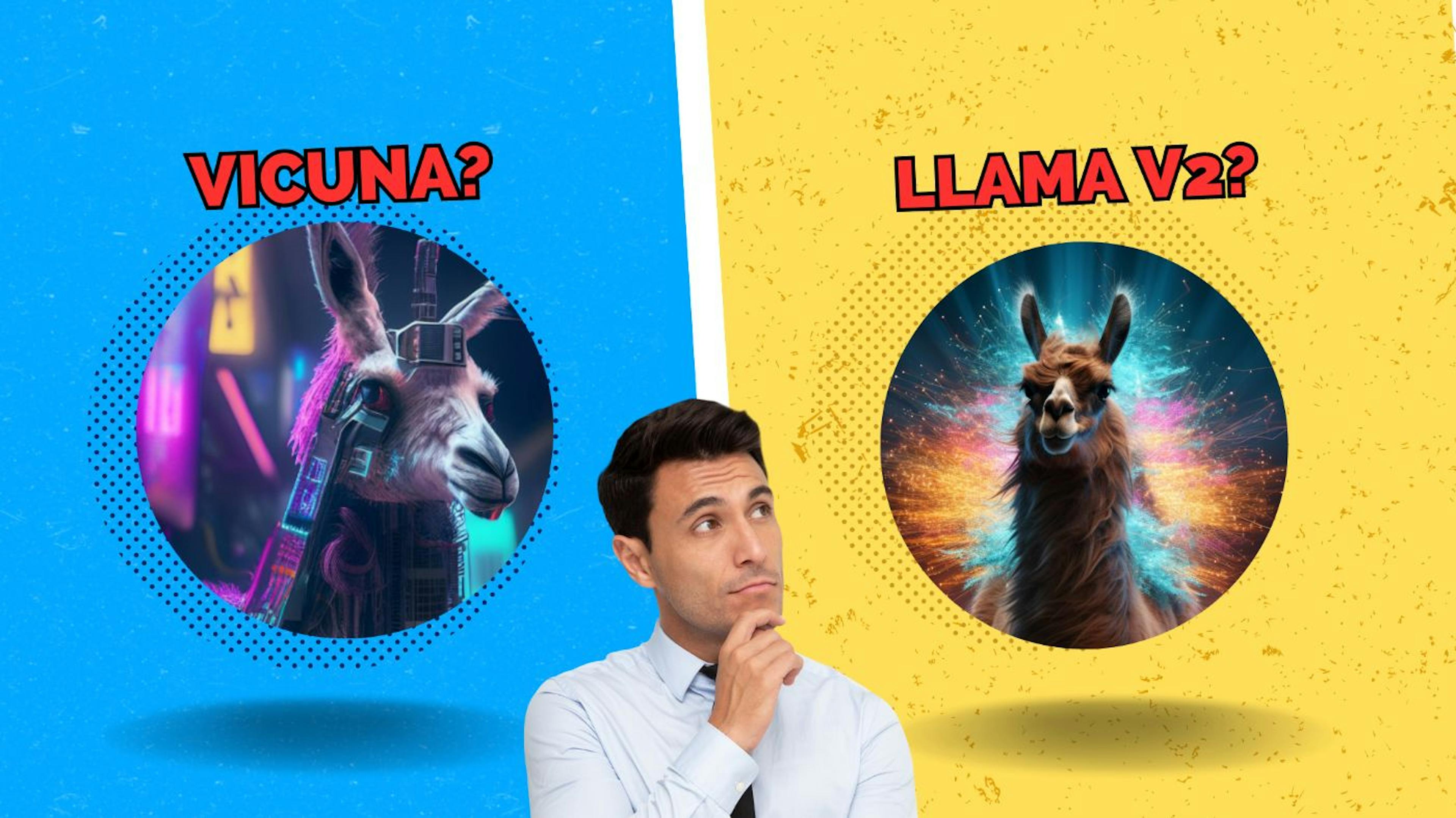featured image - Comparing LLMs for Chat Applications: Llama v2 Chat vs. Vicuna