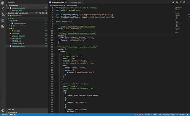 /building-a-reusable-front-end-development-project-using-webpack-and-tailwind-css-nsk2de9 feature image